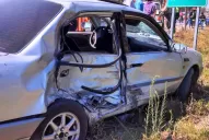 Un choque entre una camioneta y un auto dejó a dos niños heridos