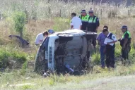 Tres choques dejaron cinco niños internados y tres muertos