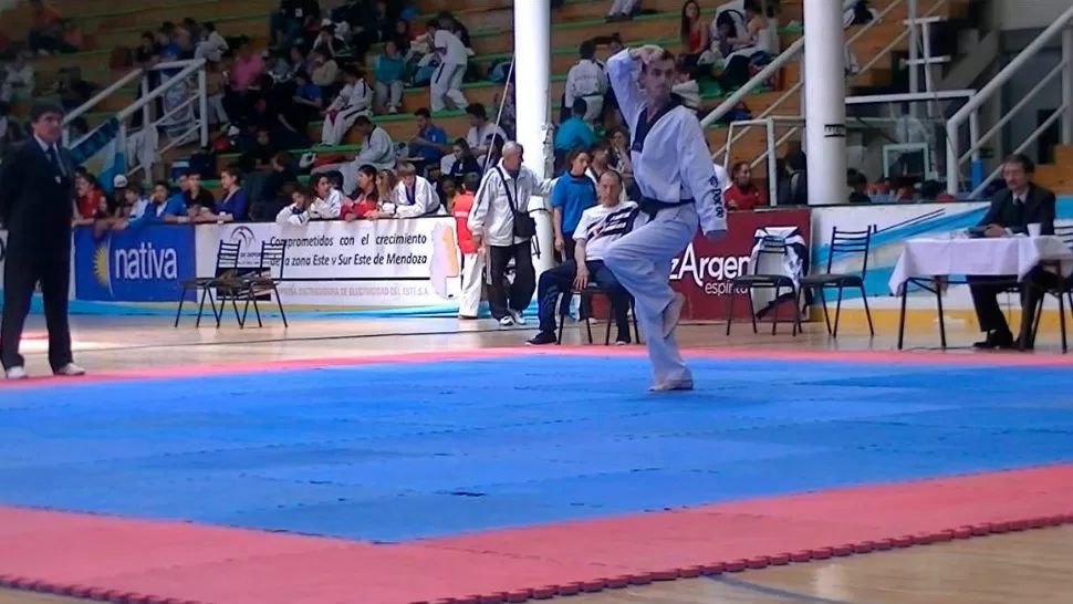 BRONCE. Bertinatti se quedó con el último escalón del podio en Mendoza.