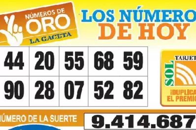 Los Números de Oro de LA GACETA