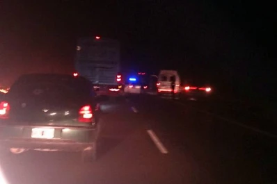 Una quema de pastizales causó un choque múltiple en la autopista Tucumán-Famaillá