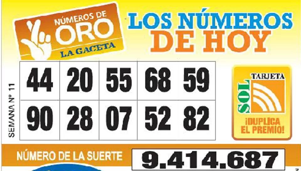 Los Números de Oro de LA GACETA