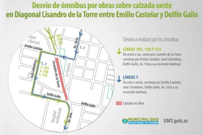La repavimentación de Lisandro de la Torre modificará el recorrido de cuatro líneas
