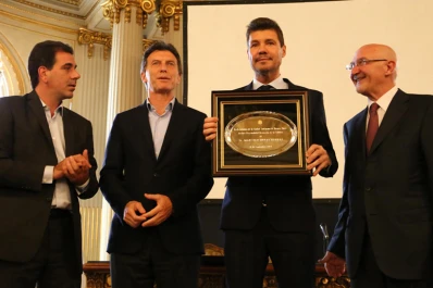 Tinelli fue declarado  personalidad destacada de la cultura