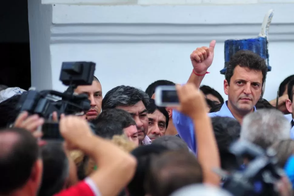 LE DIO EL OK. Massa estuvo en Tucumán el mes pasado para participar de la Fiesta de la Empanada en Famaillá y para fortificar su espacio político. la gaceta / foto de diego aráoz (archivo)