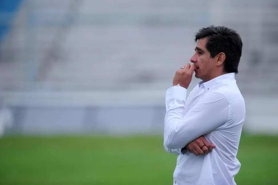 PRIORIDAD. Marcos Gutiérrez jugaría con suplentes el partido de mañana.  