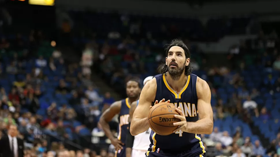 TOMA RITMO. Scola y los Pacers se preparan para una temporada que será por demás exigente. ARCHIVO