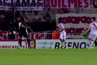 El terrible codazo que recibió Rojas ante Libertad