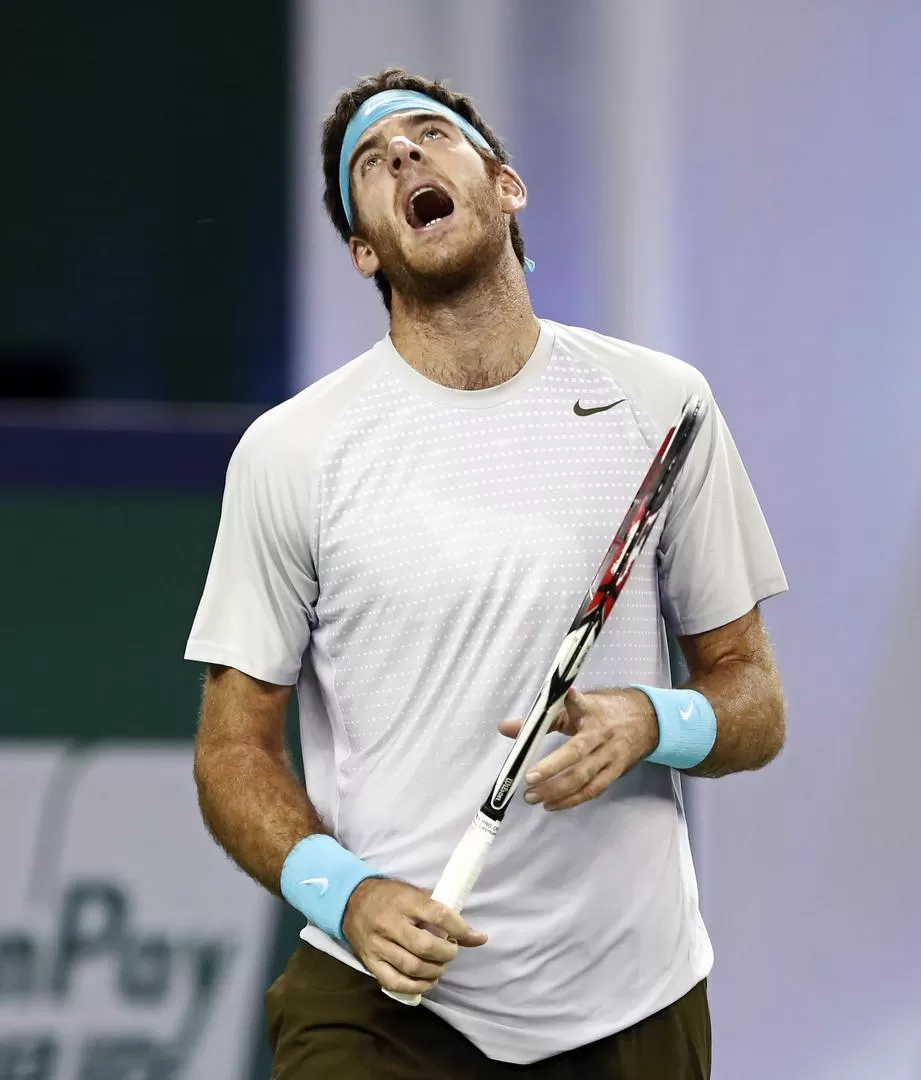 FIRME POSTURA. “Delpo” se descargó contra la Asociación Argentina de Tenis. 