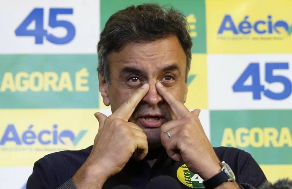 EL CAMBIO. Aécio Neves, es el candidato de la socialdemocracia; podría desbancar al PT. fotos de reuters