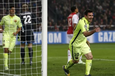 Messi igualó a Raúl como máximo anotador de Europa