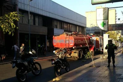 Se incendió una peluquería en pleno centro, esta mañana