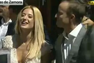 Se casaron por civil Jésica Cirio y Martín Insaurralde