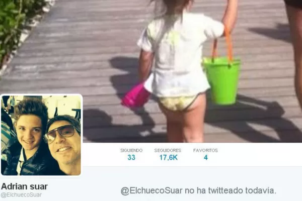 Adrián Suar se sumó a Twitter