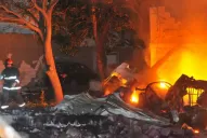 Las impresionantes fotos de la explosión de la fábrica de pinturas, en Córdoba