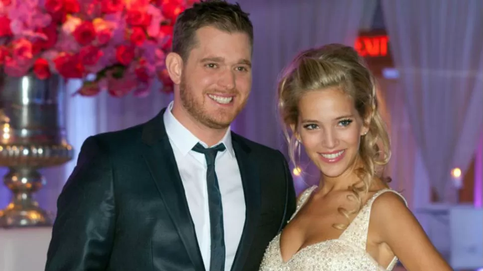 PAREJA. La joven Luisana Lopilato y su esposo, Micheal Bublé. FOTO DE ARCHIVO