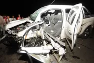 Las fotos del impactante choque con seis muertos en La Trinidad