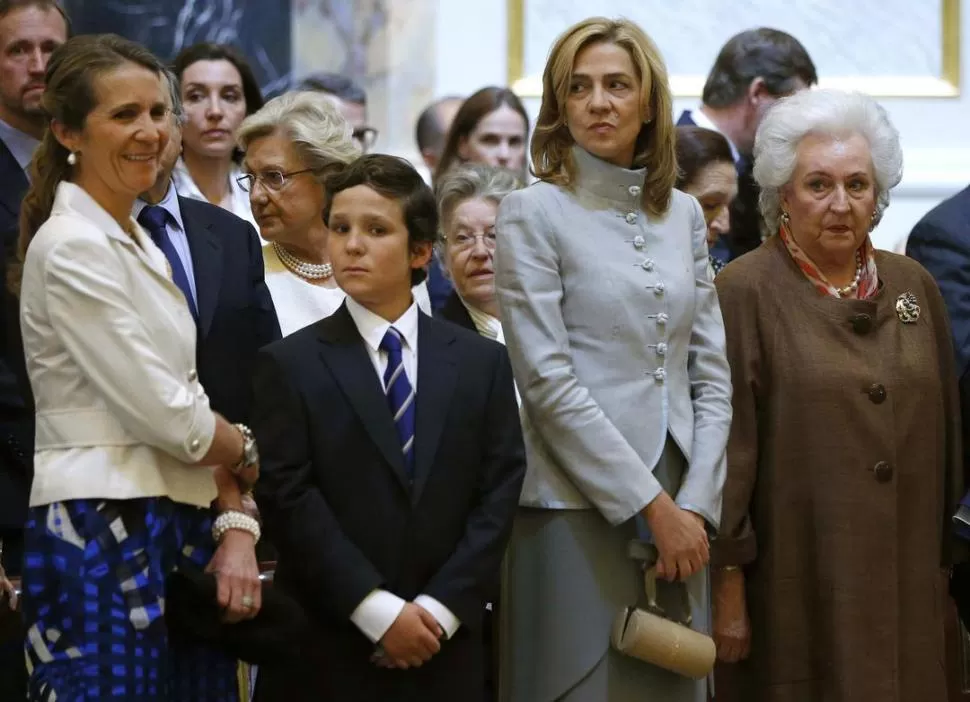 TRANCE. La infanta Cristina está casadal con Iñaki Urdangarín. reuters 