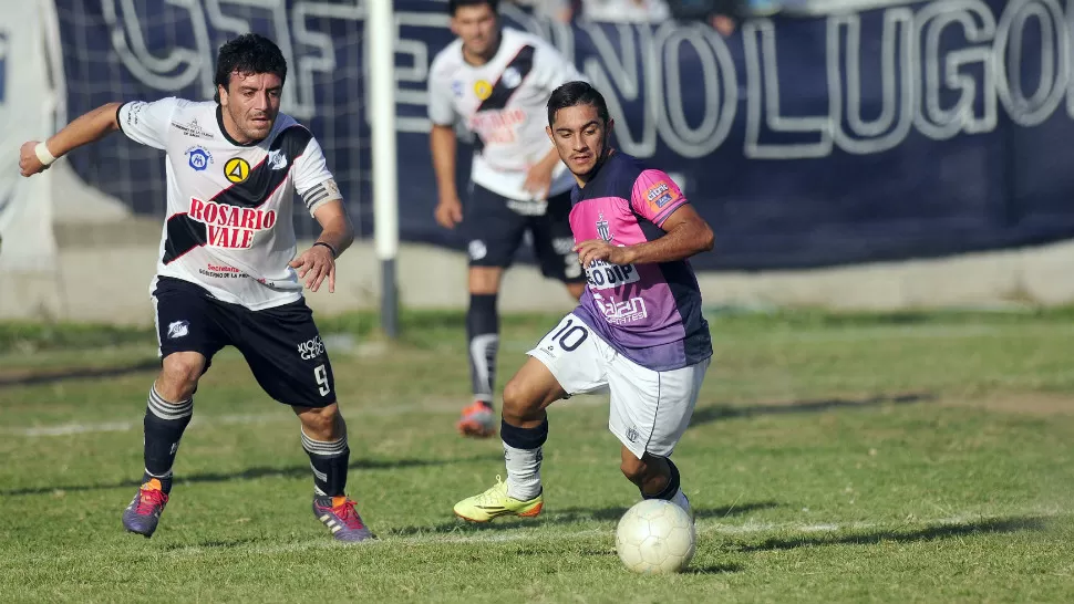 TRIUNFO Y A LA PUNTA. Los Marinos Vencieron a Atlético Progreso en su cancha y quedaron como únicos líderes de su grupo. LA GACETA / FOTO DE ANALIA JARAMILLO