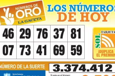 Los Números de Oro de LA GACETA