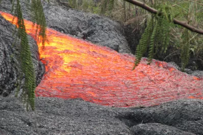 La lava del volcán Kilauea alcanzó la primera casa en Hawaii