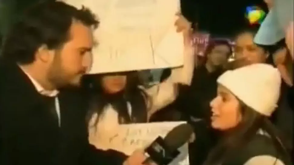 POLÉMICA. La niña que opina en contra del gobierno. CAPTURA DE VIDEO.