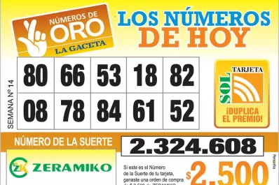 Los Números de Oro de LA GACETA