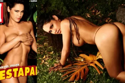 Luego de las fotos hot con tres hombres, Nieves Jaller posa completamente desnuda