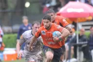 Con el ingoal entre ceja y ceja