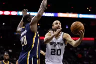 Ginóbili brilló en la victoria de Spurs ante Pacers