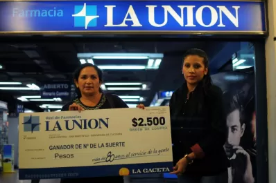 Compró cremas y perfumes en Farmacia La Unión