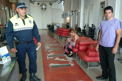 Desvalijaron una peluquería a tres cuadras de la Casa de Gobierno
