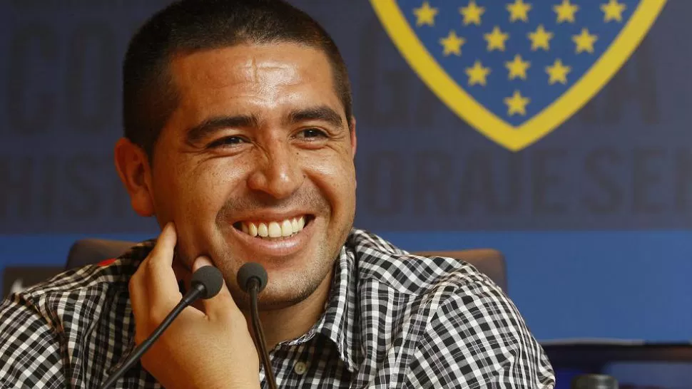 LO VERÁ POR TV. Siempre digo que va a ganar Boca porque soy hincha, dijo Riquelme.
FOTO TOMADA DE todo-boca.com.ar