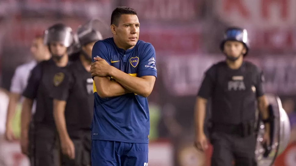 CHUY. El Comandante dejó la cancha provocando a la hinchada local. FOTO TOMADA DE CANCHALLENA.COM