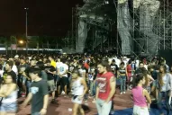 Por razones climáticas, se pospuso 24 horas el recital de la banda de Fontanet