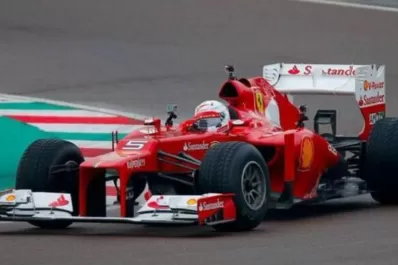 Vettel probó a escondidas una Ferrari