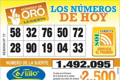 Los Números de Oro de LA GACETA