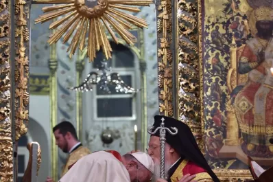 Francisco dio pasos de reconciliación con la iglesia ortodoxa