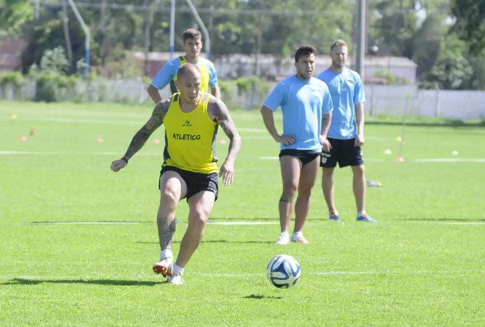 NO AGUANTÓ. Garnier explotó tras una discusión con Gómez y se fue a las manos. “Quedó ahí, no pasó nada”, tranquilizó. LA GACETA / FOTO ANALÍA JARAMILLO (ARCHIVO)