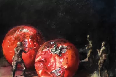 Pinturas de Damián Caro que indagan en los recuerdos