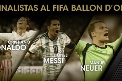 Messi, Cristiano Ronaldo y Neuer pelearán por el Balón de Oro