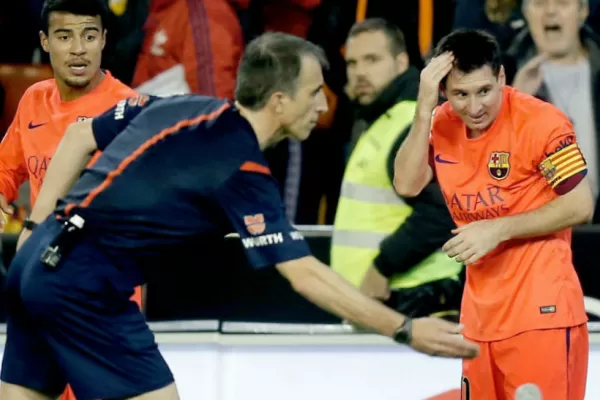 La increíble amarilla a Messi