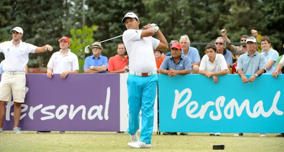 VIENE MUY BIEN. El sábado, el chaqueño Fabián Gómez jugó de forma brillante. foto de  Enrique Berardi (PGA TOUR) 