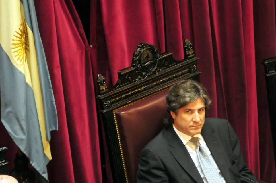 BOUDOU. El vicepresidente parecía ser el límite de la acción judicial. dyn (archivo)