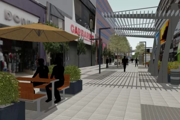 Quieren que el shopping a cielo abierto esté listo para las vacaciones invierno