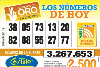 Los Números de Oro de LA GACETA