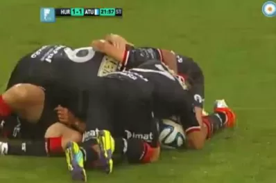 Mirá el empate de Huracán