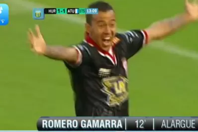 Mirá el gol de Romero Gamarra para el 2-1 del globo