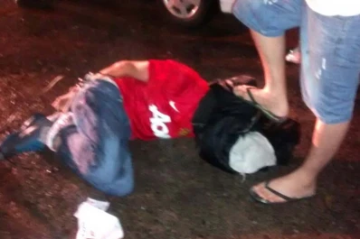 Vecinos atraparon a un ladrón que le apuntó a la cabeza a un menor