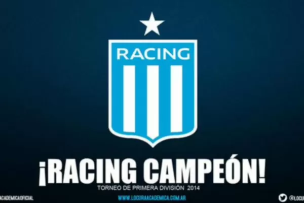 Hinchas de Racing se burlan de Independiente y River con afiches